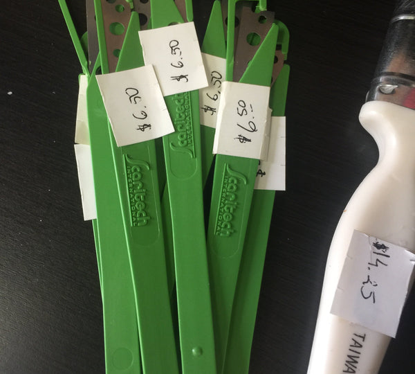 Green Scoring Knife