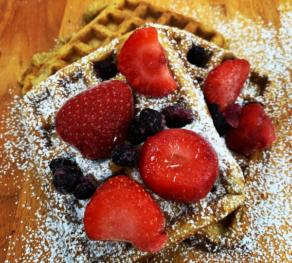 Sweet potato waffles