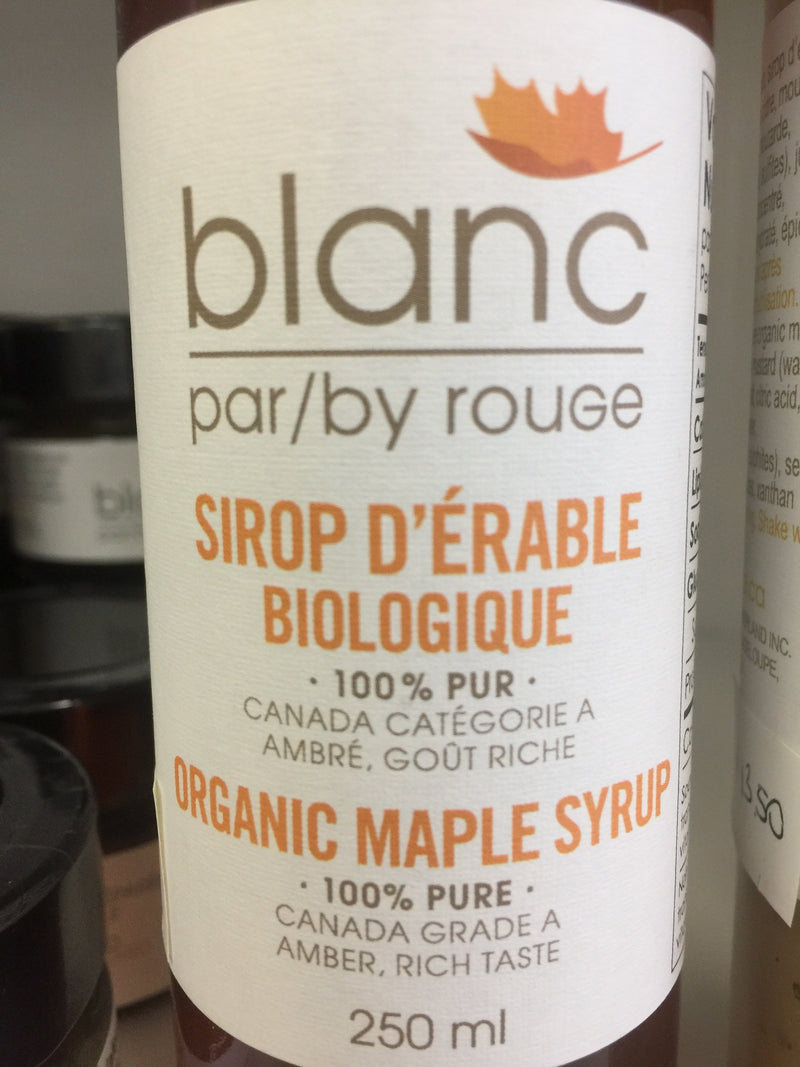 Organic Maple Syrup 100% pure