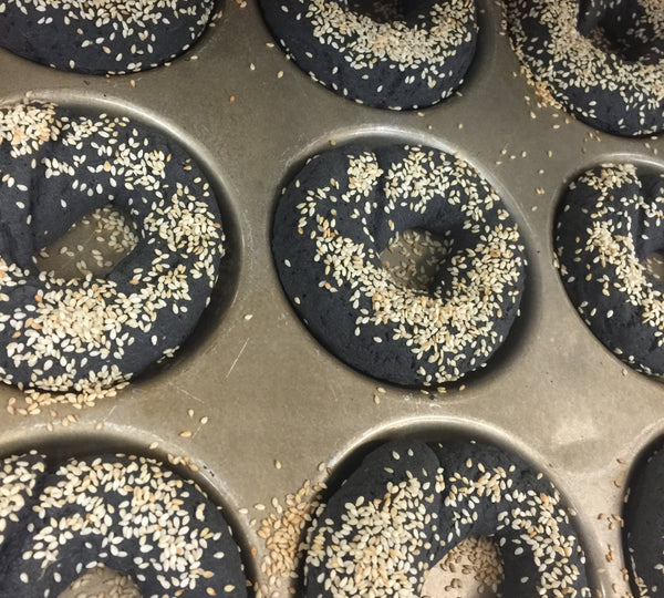 Gluten Free Activated Charcoal Bagel