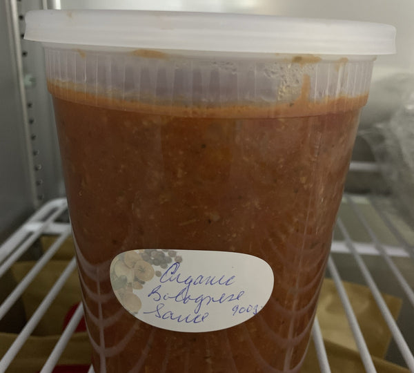 Organic bolognese sauce (gluten free and nut free) 925gr
