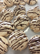 Meringue with Barry Callebaut chocolate drizzle (by order only)