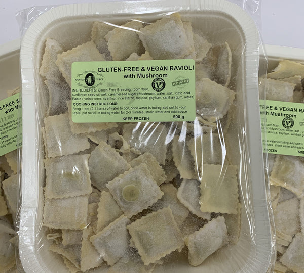 Vegan Ravioli with Mushroom