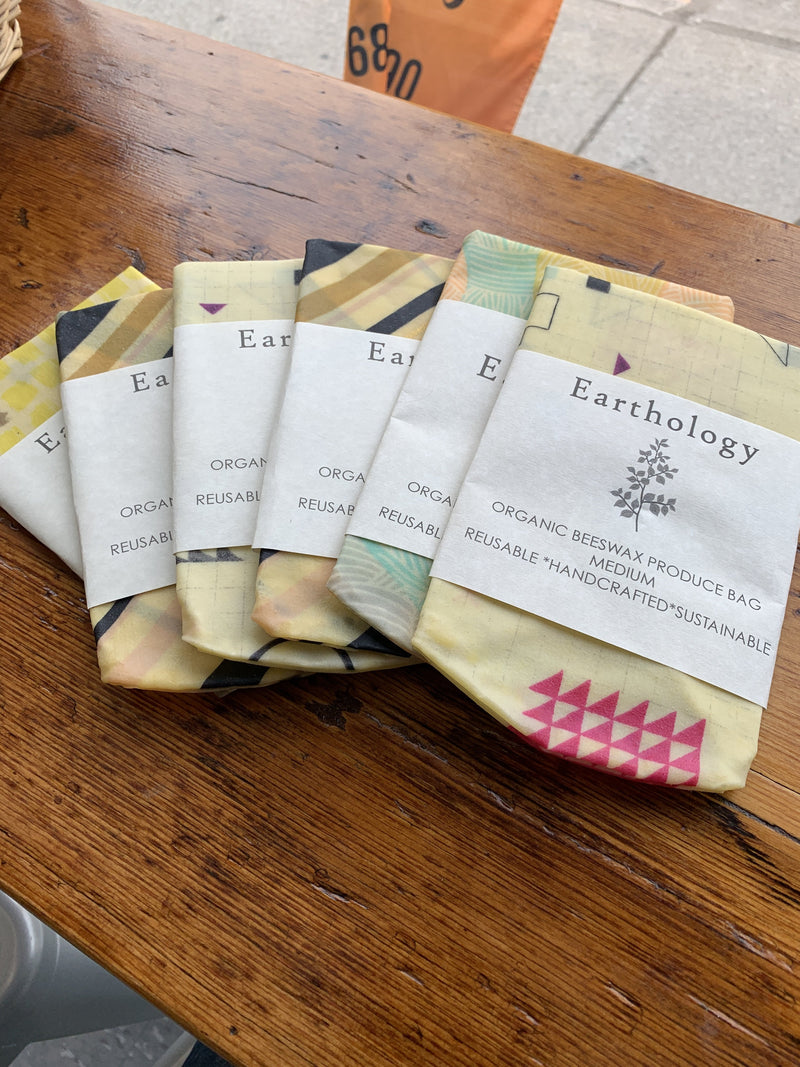 Earthology - Beeswax medium bag Organic