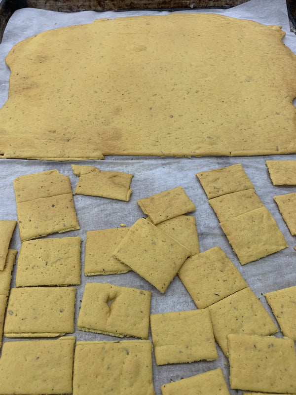 Chickpea Za’atar crackers WHOLESALE (100)