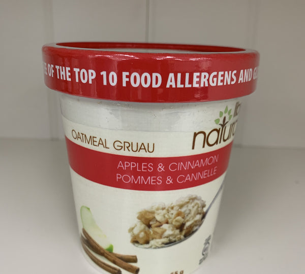 Apple and Cinnamon Oatmeal to go