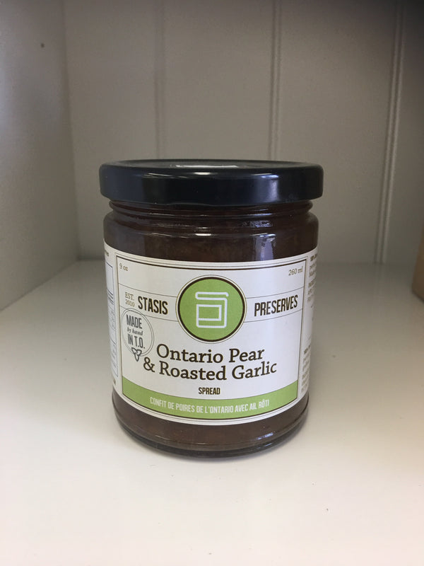 Ontario Pear & Roasted Garlic