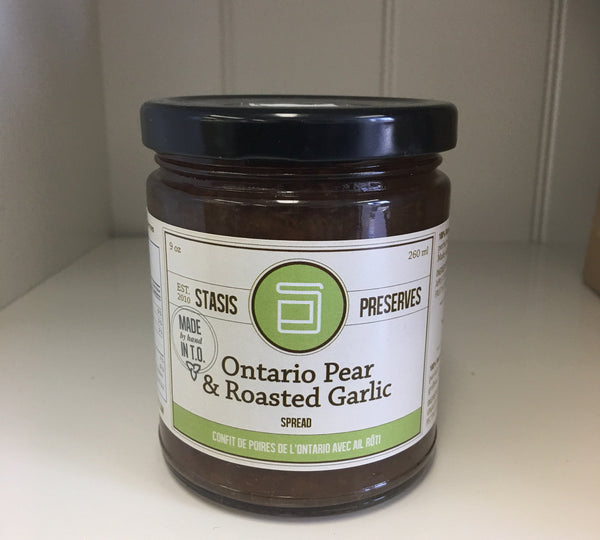 Ontario Pear & Roasted Garlic