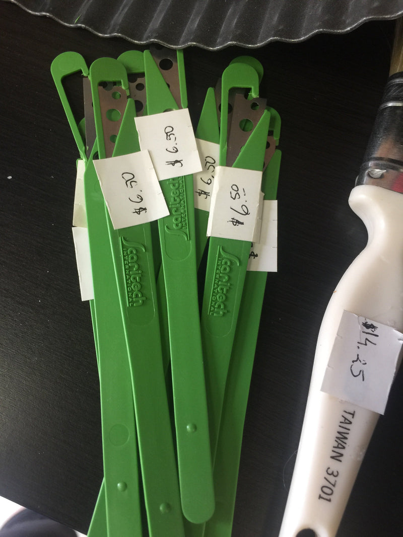 Green Scoring Knife