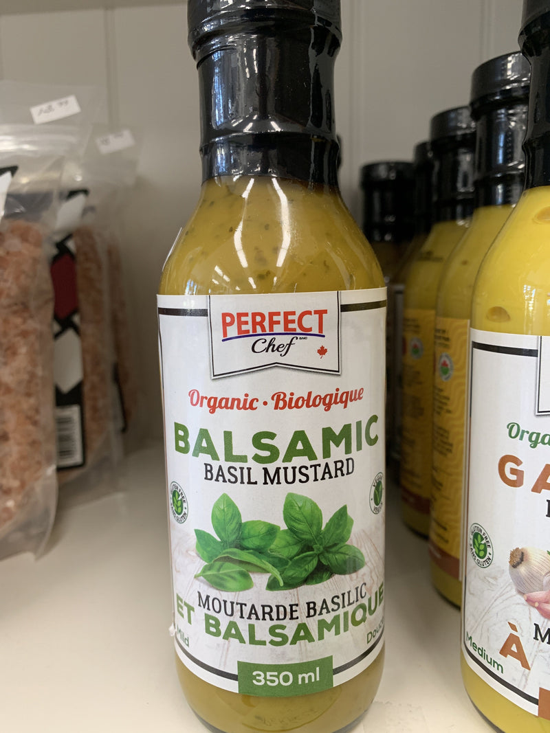 Balsamic Basil Mustard