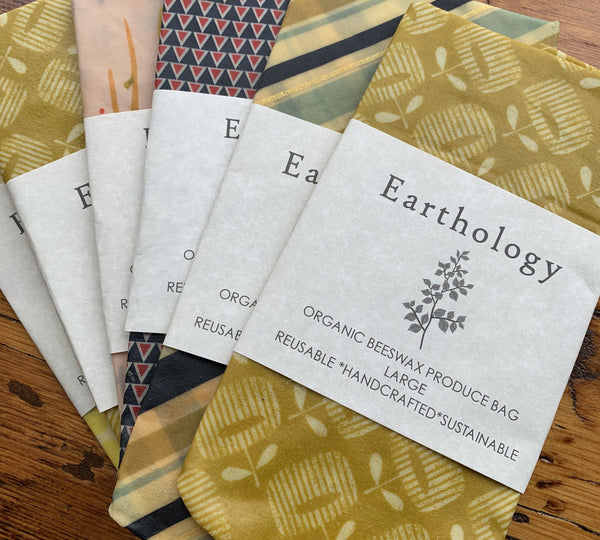 Earthology - Vegan Food Wrap large bag Organic