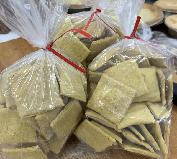 Chickpea Za’atar crackers