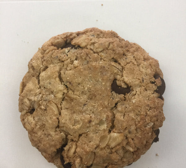 Chocolate and cranberry oatmeal cookie gluten free