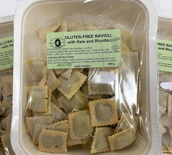 Ravioli with Kale and Ricotta