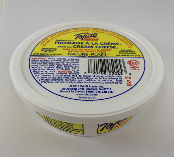 Vegan Cream Cheese from Tofutti