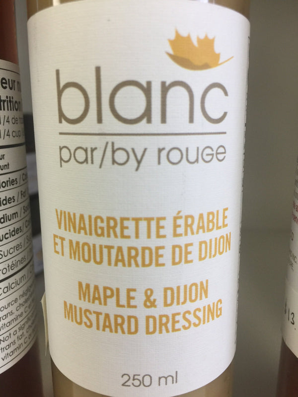 Maple & dijon mustard dressing