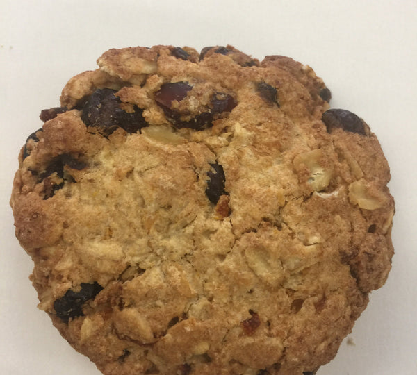 Orange and cranberry oatmeal cookie gluten free