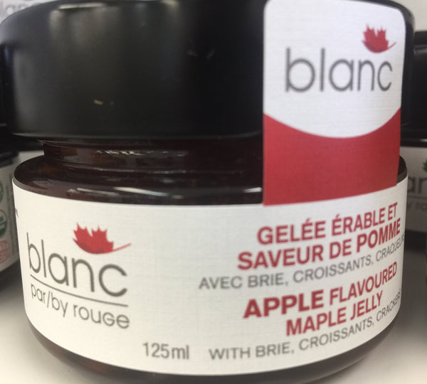 Apple flavoured maple jelly