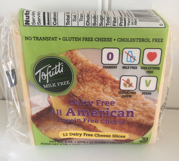 Dairy free All American cheese slice